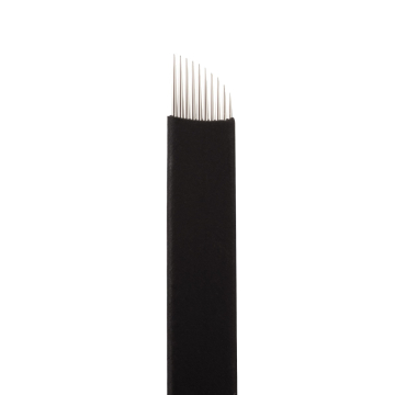 Ostrza/Piórka do microbladingu Jenn Boyd Ink Brow Slayer - 10,25 Curved Slant (ukośne) - 25 szt.