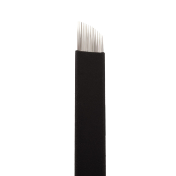 Ostrza/Piórka do microbladingu Jenn Boyd Ink Brow Slayer - 15,16 Ultra Fine Curved Slant (ukośne ultracienkie) - 25 szt.