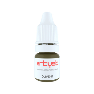 Artyst Olive 01 - Pigment korygujący PMU, 10 ml