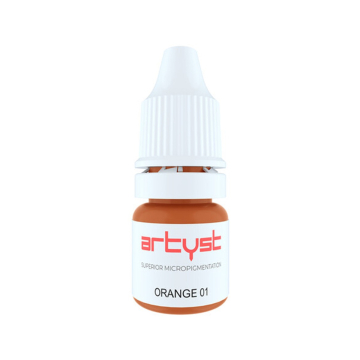 Artyst Orange 01 - Pigment korygujący PMU, 10 ml