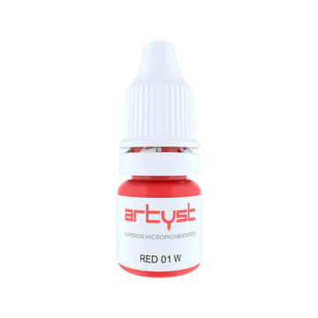 Artyst Red 01 W - Pigment PMU do warg, 10 ml