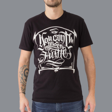 T-Shirt Luxury Hustle Wear El Whyner 'Cant Knock The Hustle' , kolor: czarny
