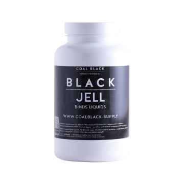 Coal Black - Black Jell - Proszek zestalający, 300 g