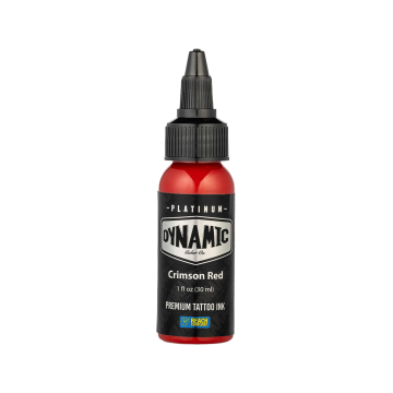 Platinum by Dynamic Crimson Red - Tusz do tatuażu, 30 ml