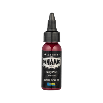 Platinum by Dynamic Ruby Port - Tusz do tatuażu, 30 ml