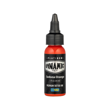 Platinum by Dynamic Sedona Orange - Tusz do tatuażu, 30 ml
