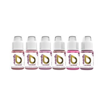 Perma Blend Luxe Evenflo - True Lips Set - Complete Set of 6 x 15 ml