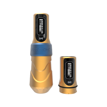 FK Irons Flux Max + 2 x PowerBolt II, skok 4 mm - Logan (żółty/mat. błękit)