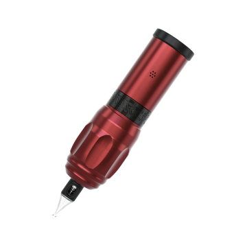 Stigma-Rotary® Force XL - Maszynka do tatuażu bezprzewodowa + Akumulator + Adapter RCA - Czerwona