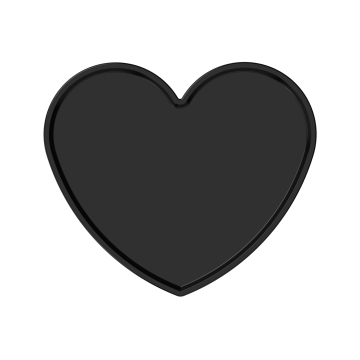 Ghost Heart Glitter - tacka robocza (sama tacka)