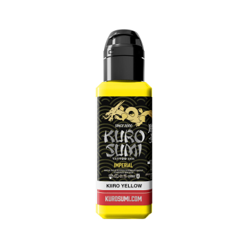 Kuro Sumi Imperial Kiiro Yellow - Tusz do tatuażu, 44 ml