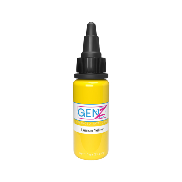 Lemon Yellow Intenze Ink Gen-Z 19 Color - Tusz do tatuażu, 30 ml