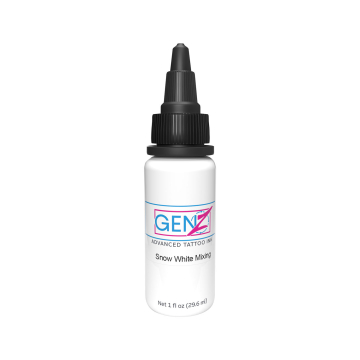Snow White Mixing Intenze Ink Gen-Z 19 Color - Tusz do tatuażu, 30 ml