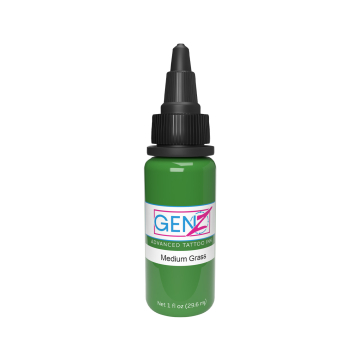 Intenze Gen-Z Medium Grass - Tusz do tatuażu, 30 ml