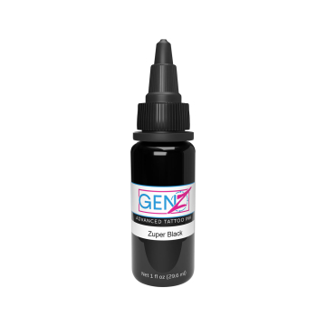 Zuper Black Intenze Ink Gen-Z - Tusz do tatuażu, 30 ml