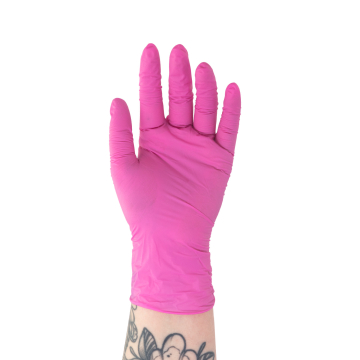 Rękawice nitrylowe różowe Killer Beauty, 100 szt.