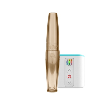 Microbeau Bellar V2 + Airbolt Mini - Maszynka PMU, kolor: Róż. Złoto