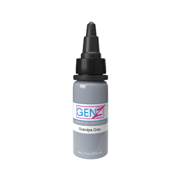 Grandpa Intenze Ink Gen-Z Power Grey - Tusz do tatuażu, 30 ml