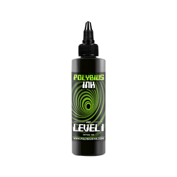 Polybius Light Level 1 - Tusz do tatuażu, 150 ml (zg. z REACH)