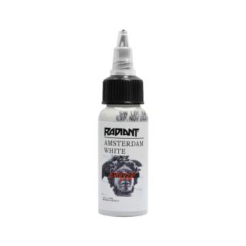 Radiant Evolved Amsterdam White - Tusz do tatuażu, 30 ml