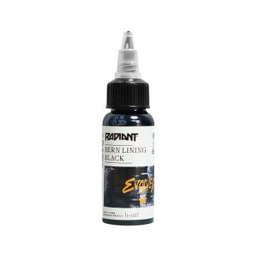 Radiant Evolved Bern Lining Black - Tusz do tatuażu, 30 ml