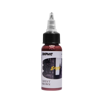 Radiant Evolved Ghent Brown - Tusz do tatuażu, 30 ml
