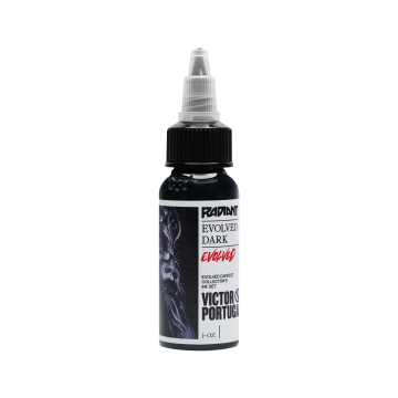 Radiant Evolved Victor Portugal Dark - Tusz do tatuażu, 30 ml