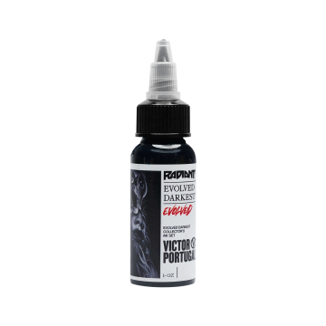 Radiant Evolved Victor Portugal Darkest - Tusz do tatuażu, 30 ml
