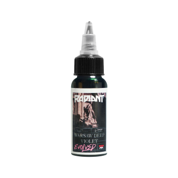 Radiant Evolved Warsaw Deep Violet - Tusz do tatuażu, 30 ml