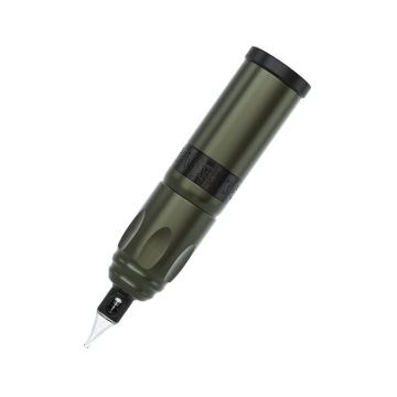 Stigma-Rotary® Force - Maszynka do tatuażu bezprzewodowa + Akumulator + Adapter RCA - Army Green (zieleń khaki)