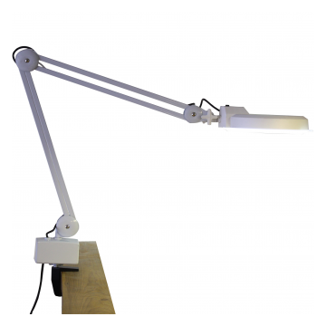 Lampa biurkowa ze szkłem powiększającym