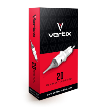 Kartridże do tatuażu Vertix (0,35mm) Medium Taper - Magnum Curved - 20 szt.