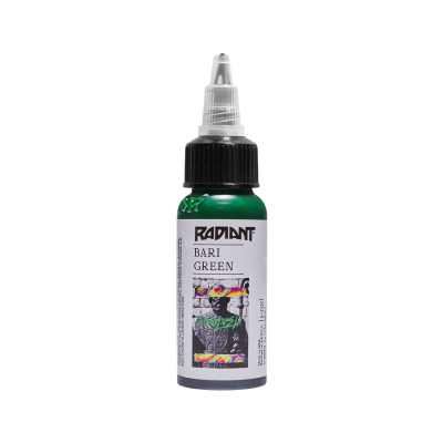 Radiant Evolved Bari Green - Tusz do tatuażu, 30 ml